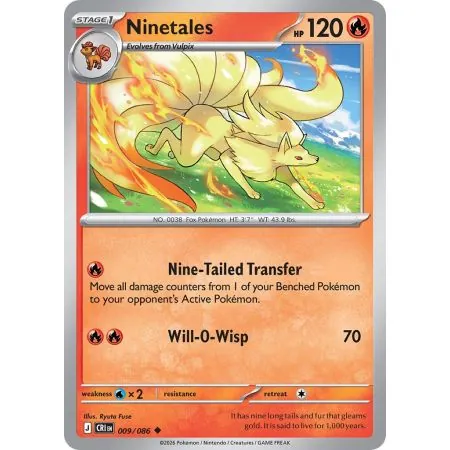 Ninetales CRI-EN009 | Chaos Rising | ProCards México