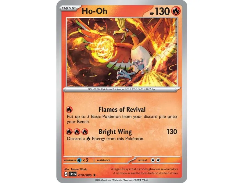 Ho-Oh CRI-EN010 | Chaos Rising | ProCards México