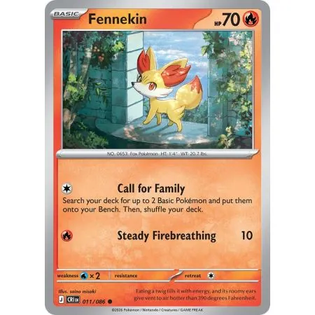 Fennekin CRI-EN011 | Chaos Rising | ProCards México