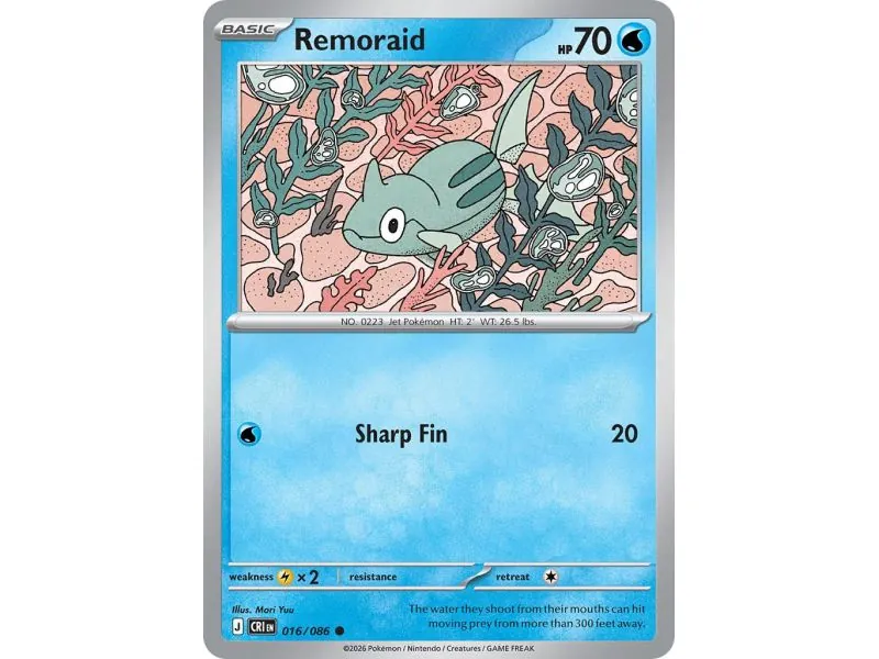 Remoraid CRI-EN016 | Chaos Rising | ProCards México