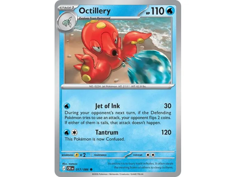 Octillery CRI-EN017 | Chaos Rising | ProCards México