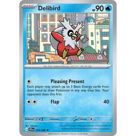 Delibird CRI-EN018 | Chaos Rising | ProCards México
