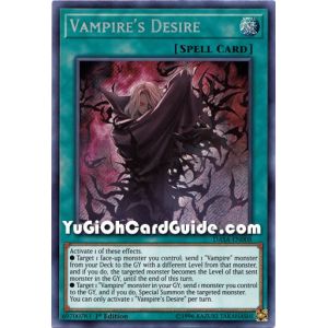 Vampire's Desire (Secret Rare)