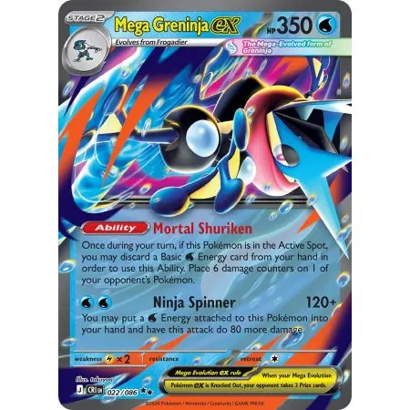 Mega Greninja ex CRI-EN022 | Chaos Rising | ProCards México
