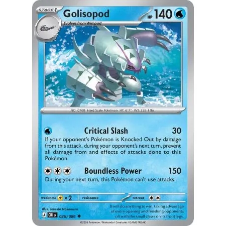 Golisopod CRI-EN026 | Chaos Rising | ProCards México