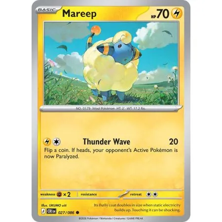 Mareep CRI-EN027 | Chaos Rising | ProCards México