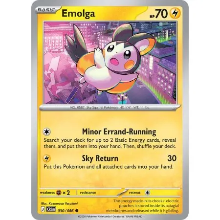 Emolga CRI-EN030 | Chaos Rising | ProCards México
