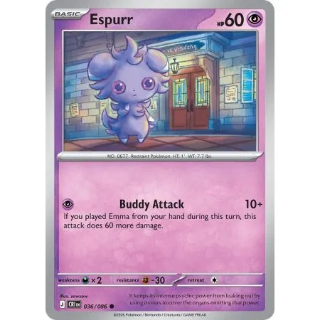 Espurr CRI-EN036 | Chaos Rising | ProCards México