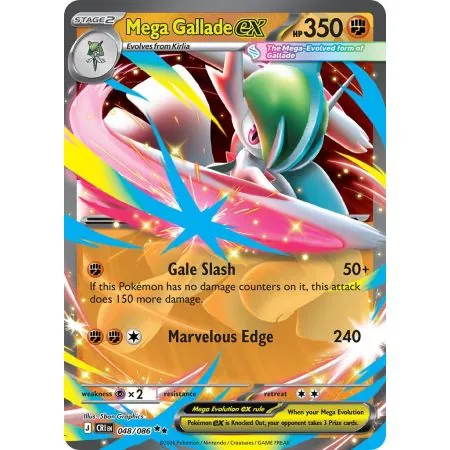 Mega Gallade ex CRI-EN048 | Chaos Rising | ProCards México