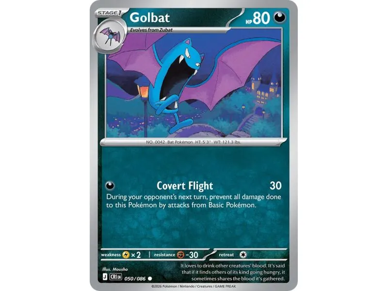 Golbat CRI-EN050 | Chaos Rising | ProCards México