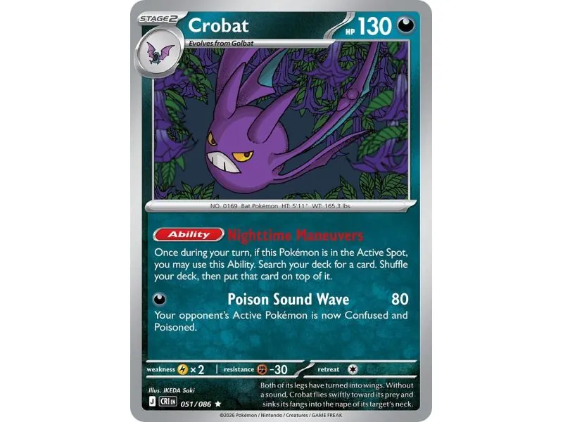 Crobat CRI-EN051 | Chaos Rising | ProCards México