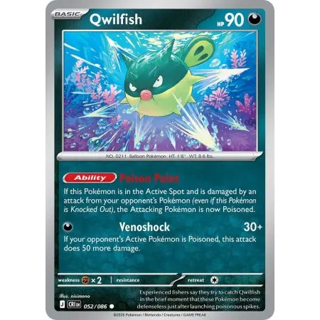 Qwilfish CRI-EN052 | Chaos Rising | ProCards México