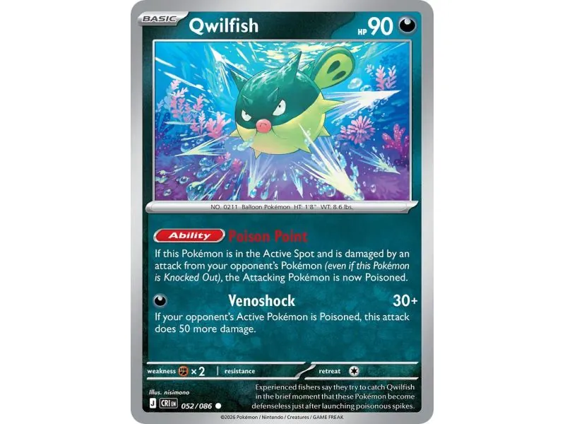 Qwilfish CRI-EN052 | Chaos Rising | ProCards México