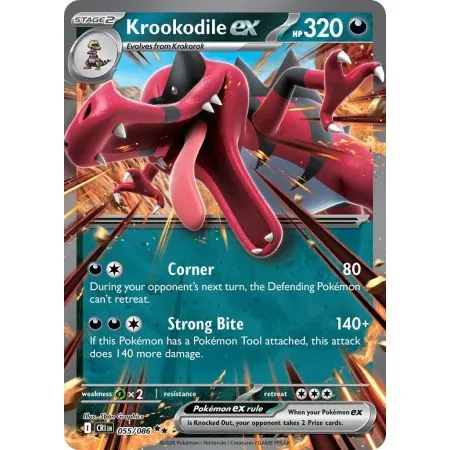 Krookodile ex CRI-EN055 | Chaos Rising | ProCards México
