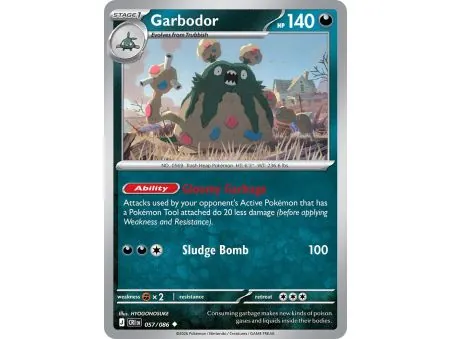 Garbodor CRI-EN057 | Chaos Rising | ProCards México