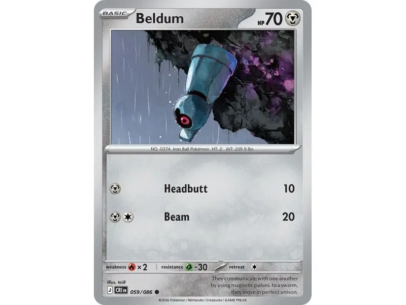 Beldum CRI-EN059 | Chaos Rising | ProCards México
