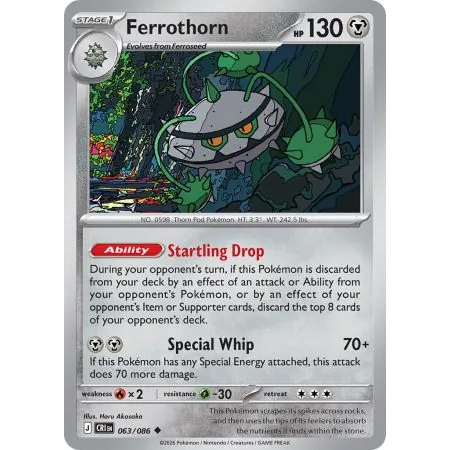 Ferrothorn CRI-EN063 | Chaos Rising | ProCards México
