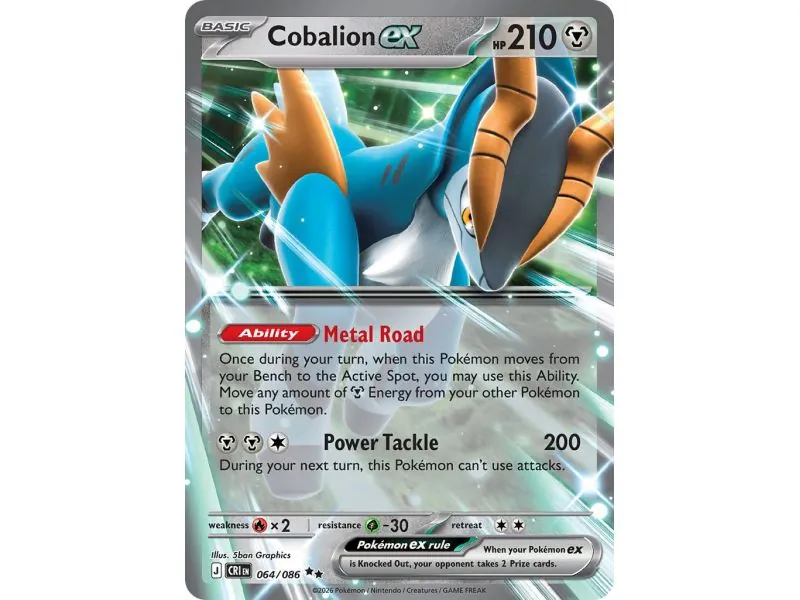 Cobalion ex CRI-EN064 | Chaos Rising | ProCards México
