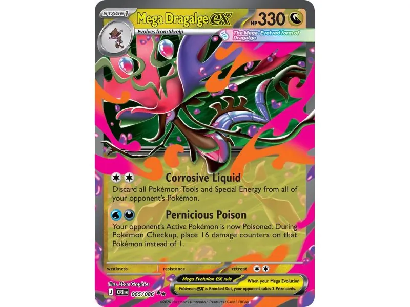 Mega Dragalge ex CRI-EN065 | Chaos Rising | ProCards México