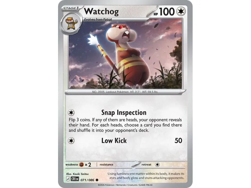Watchog CRI-EN071 | Chaos Rising | ProCards México