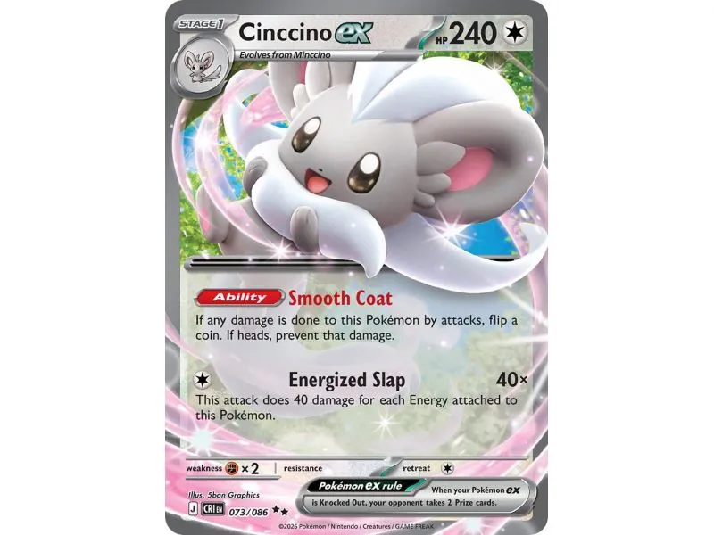 Cinccino ex CRI-EN073 | Chaos Rising | ProCards México