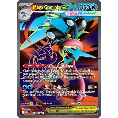 Mega Greninja ex CRI-EN100 | Chaos Rising | ProCards México