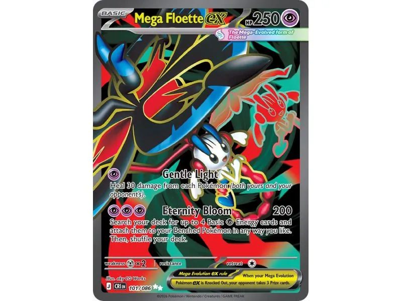 Mega Floette ex CRI-EN101 | Chaos Rising | ProCards México