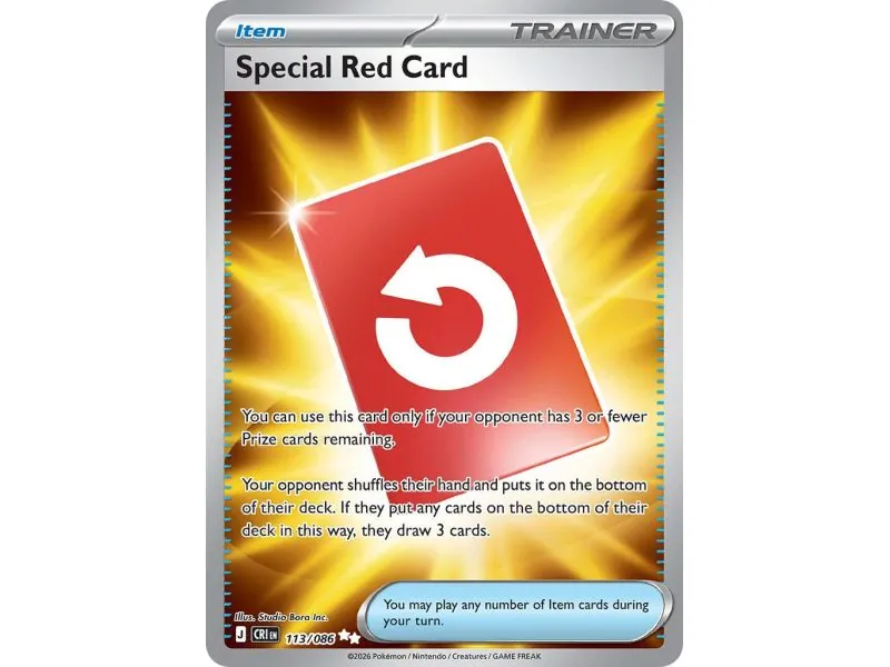 Special Red Card CRI-EN113 | Chaos Rising | ProCards México