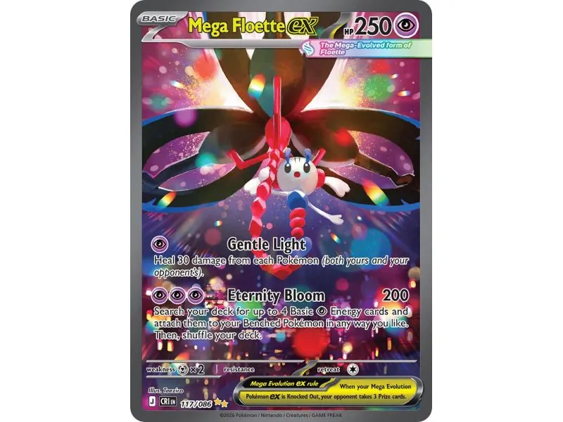 Mega Floette ex CRI-EN117 | Chaos Rising | ProCards México
