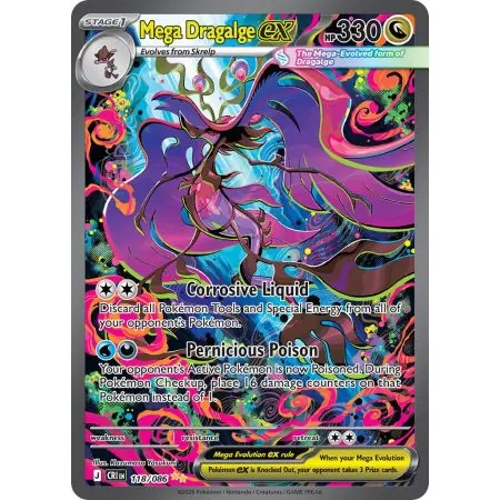 Mega Dragalge ex CRI-EN118 | Chaos Rising | ProCards México