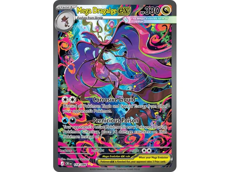 Mega Dragalge ex CRI-EN118 | Chaos Rising | ProCards México