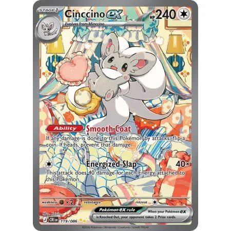 Cinccino ex CRI-EN119 | Chaos Rising | ProCards México