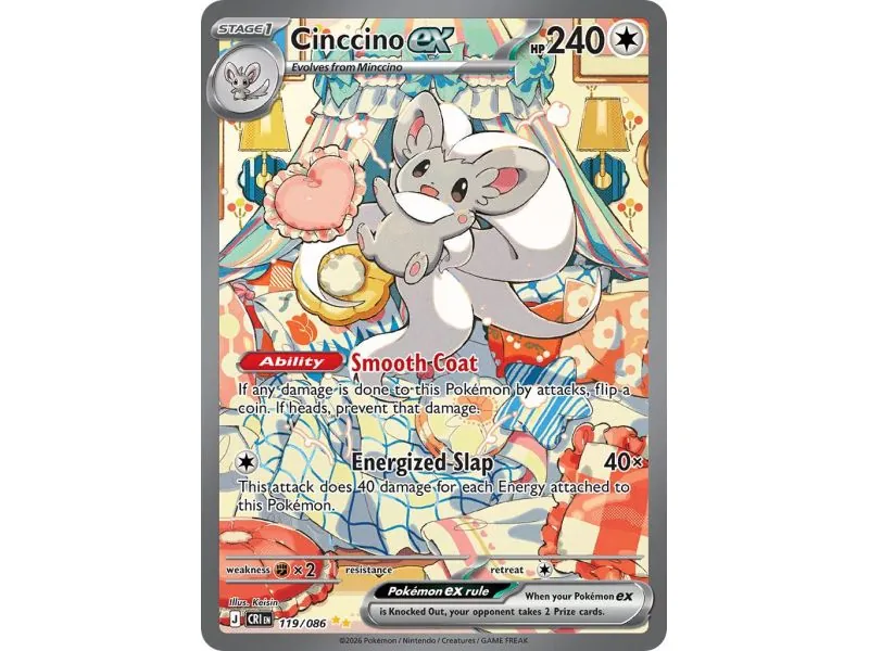 Cinccino ex CRI-EN119 | Chaos Rising | ProCards México