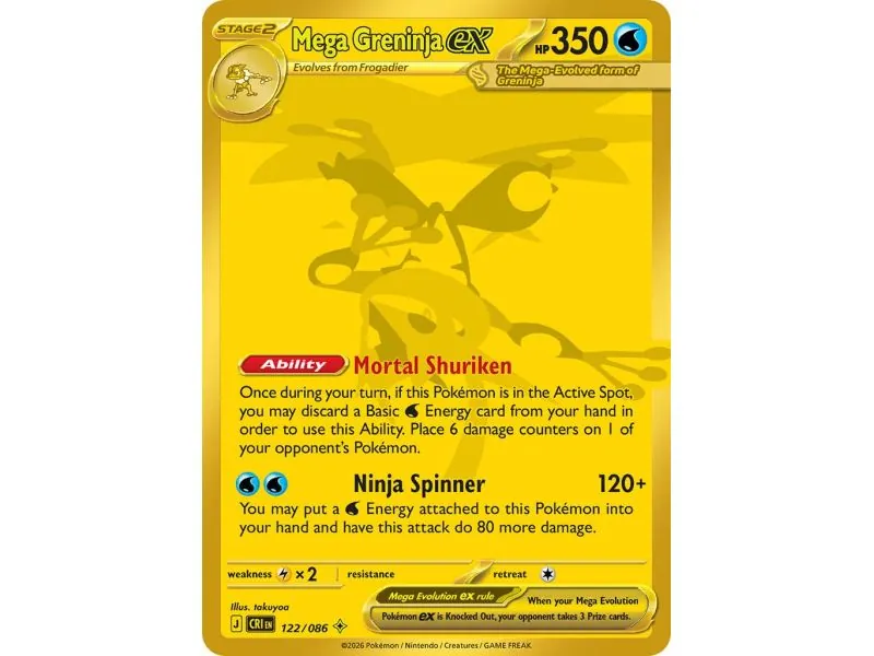 Mega Greninja ex CRI-EN122 | Chaos Rising | ProCards México