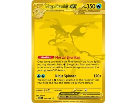 Mega Greninja ex CRI-EN122 | Chaos Rising | ProCards México