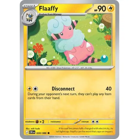 Flaaffy (Common/Reverse Holofoil) CRI-ENR028 | Chaos Rising | ProCards México