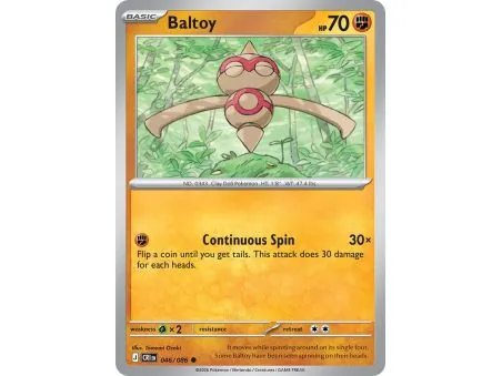 Baltoy (Common/Reverse Holofoil) CRI-ENR046 | Chaos Rising | ProCards México