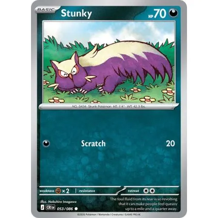 Stunky (Common/Reverse Holofoil) CRI-ENR053 | Chaos Rising | ProCards México