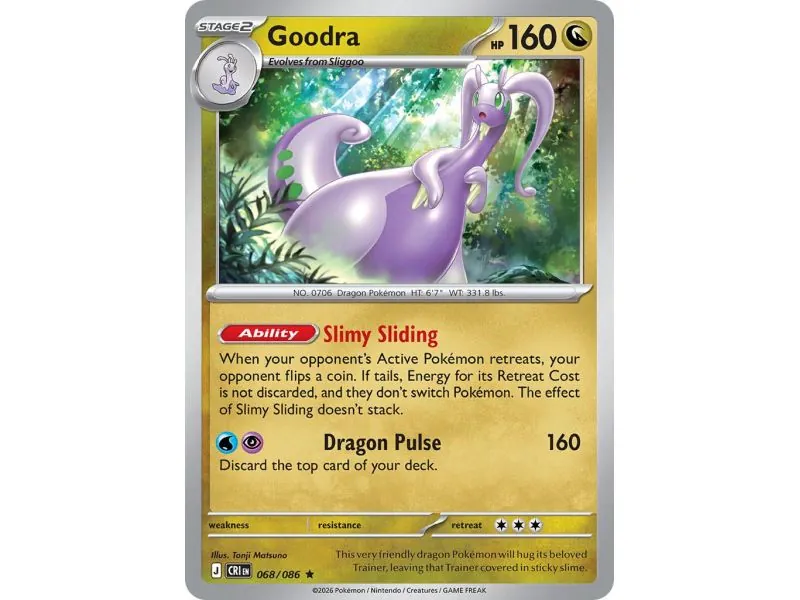 Goodra (Common/Reverse Holofoil) CRI-ENR068 | Chaos Rising | ProCards México