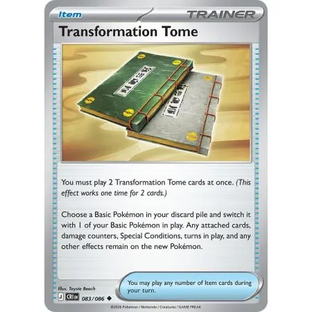 Transformation Tome (Common/Reverse Holofoil) CRI-ENR083 | Chaos Rising | ProCards México