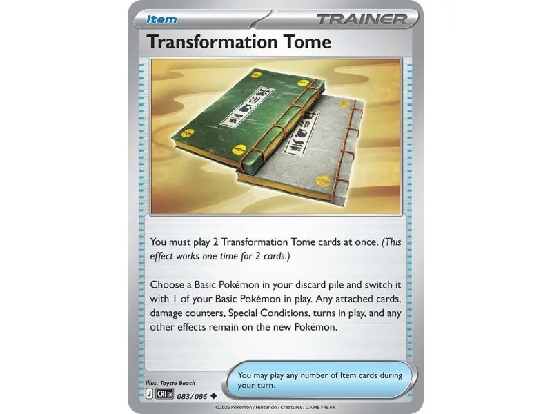 Transformation Tome (Common/Reverse Holofoil) CRI-ENR083 | Chaos Rising | ProCards México
