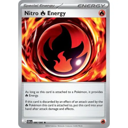 Nitro Energy (Common/Reverse Holofoil) CRI-ENR086 | Chaos Rising | ProCards México