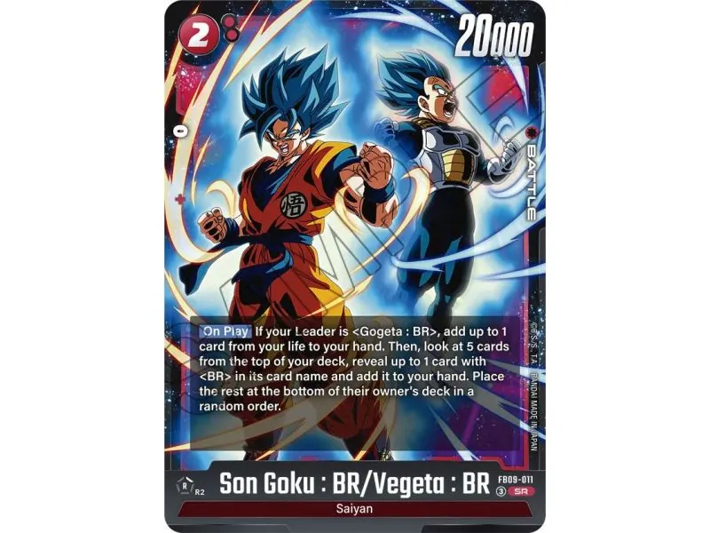 Son Goku : BR /Vegeta : BR (Super Rare)
