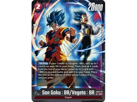 Son Goku : BR /Vegeta : BR (Super Rare)