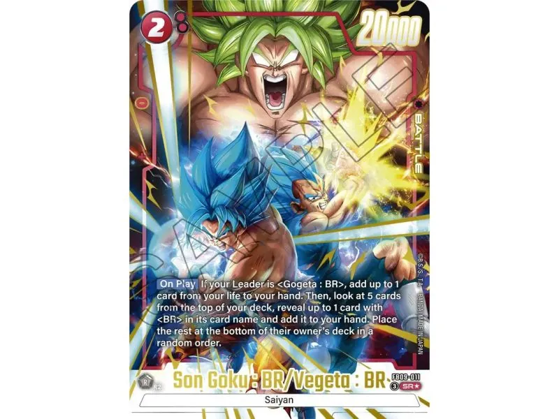 Son Goku : BR/Vegeta : BR (Alternate Art)