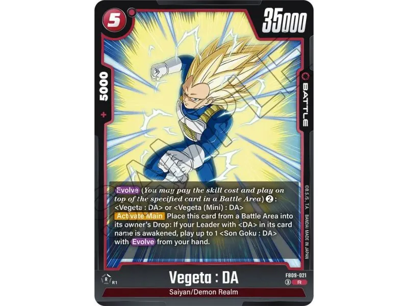 Vegeta : DA (Rare)
