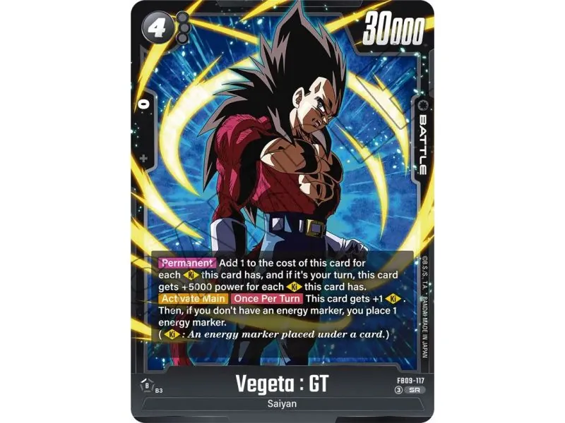 Vegeta : GT (Super Rare)