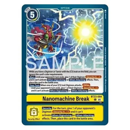 Nanomachine Break