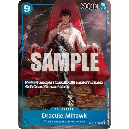 Dracule Mihawk (Super Rare) – OP1 Romance Dawn | Carta ONE PIECE en México