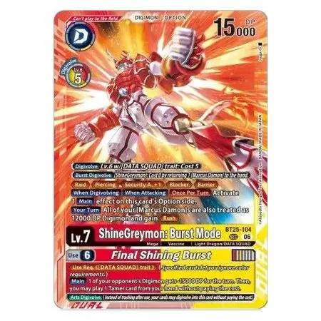 ShineGreymon: Burst Mode